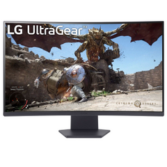 LG MONITOR 32GS60QC-B.AEUQ, CURVED VA QHD, 31.5", 16:9, 300CD/M2, 3.000:1, 1MS, 180HZ, 2560X1440, 2XHDMI/ 1XDP/ HP OUT, BLACK, 2YW.