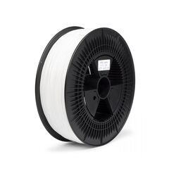 REAL PETG 3D PRINTER FILAMENT - WHITE - SPOOL OF 5KG - 2.85MM (REALPETGSWHITE5000MM285)