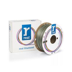 REAL PLA 3D PRINTER FILAMENT - SILVER - SPOOL OF 1KG - 2.85MM (REALPLARSILVER1000MM285)