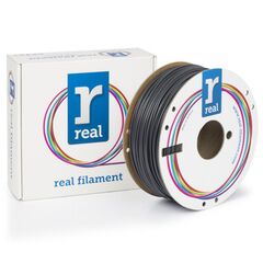 REAL PLA 3D PRINTER FILAMENT - GRAY - SPOOL OF 1KG – 2.85MM (REALPLATGRAY1000MM285)