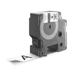 ΤΑΙΝΊΑ ΕΤΙΚΕΤΟΓΡΆΦΟΥ DYMO IND RHINO TAPE VINYL BLACK ON WHITE 24MM (1805430) (DYM1805430)