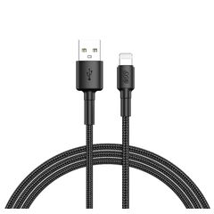 QCY USB-A TO LIGHTNING 20, 21.6W BRAIDED WIRE CABLE FAST CHARGING & DATA, 60W TPE+ HIGH DENSIDY 1,2M