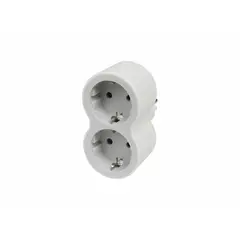 LEGRAND SURGEARREST 2 OUTLETS WHITE/GREY