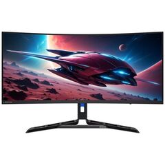 LENOVO MONITOR LEGION R34W-30 GAMING 34 WQHD VA CURVED, HDMI, DISPLAY PORT, AMD FREESYNC PREMIUM, SPEAKERS, 3YEARSW