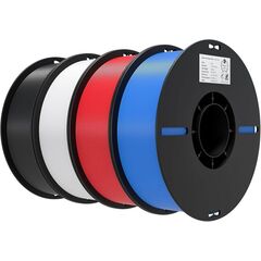 CREALITY EN-PLA VALUE PACK BLACK & WHITE & RED & BULE - ENDER FILAMENT 4KG 1.75 (3301010474)