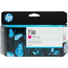 HP ΜΕΛΆΝΙ INKJET NO.738 130-ML MAGENTA DESIGNJET (498N6A) (HP498N6A)
