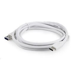 GEMBIRD CCP- USB3-AMCM-1M-W USB-C 3.0 CABLE, 1M, WHITE (CCP-USB3-AMCM-1M-W) (GEMCCP-USB3-AMCM-1M-W)