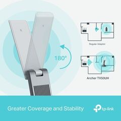 TP-LINK AX3000 HIGH GAIN WIRELESS USB ADAPTER ARCHER TX50UH