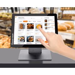 POWERTECH ΟΘΌΝΗ ΑΦΉΣ PT-1366, LED, 15" 1024X768, HDMI/VGA/USB, ΜΑΎΡΗ
