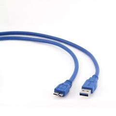 GEMBIRD REGULAR USB 3.0 TO MICRO USB CABLE ΜΠΛΕ 0.5M (CCP-MUSB3-AMBM-0.5M) (GEMCCP-MUSB3-AMBM-0.5M)