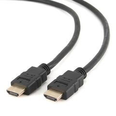 GEMBIRD HDMI 1.4 CABLE HDMI MALE - HDMI MALE 20M ΜΑΎΡΟ (CC-HDMI4-20M) (GEMCC-HDMI4-20M)