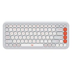 LOGITECH KEYBOARD BLUETOOTH POP ICON KEYS WHITE