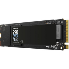 SAMSUNG SSD M.2 NVME PCI-E GEN4/5 4TB MZ-V9S4T0BW SERIES 990 EVO PLUS, M.2 2280, NVME PCI-E GEN4X4/5X2, READ 7250MB/S, WRITE 6300MB/S, 5YW.