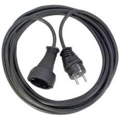BRENNENSTUHL QUALITY PLASTIC EXTENSION CABLE 5M BLACK H05VV-F 3G1,5 (1165440) (BNN1165440)