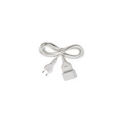 BRENNENSTUHL PLASTIC EXTENSION CABLE 5M WHITE H03VVH2-F 2X0,75 (1161670) (BNN1161670)