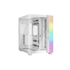 BEQUIET PC CHASSIS LIGHT BASE 600 DX WHITE BGW66, MIDI TOWER ATX, ARGB LIGHTING, W/O PSU, W/O FAN, 3YW.