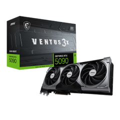 MSI VGA PCI-E NVIDIA GF RTX 5090 32G VENTUS 3X OC,  32GB/ 512BIT GDDR7, 1XHDMI/ 3X DP, TRIPLE FAN, 3 SLOT FANSINK, 3YW.