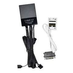 LIAN LI EG-HUB01B BLACK DETACHABLE PSU USB & FAN HUB - FOR EDGE GOLD