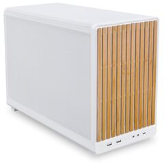 LIAN LI DAN CASE A3 WOOD WHITE - M-ATX ALL MESH STEEL-FABRIC PC CASE FROM DANIEL HANSEN