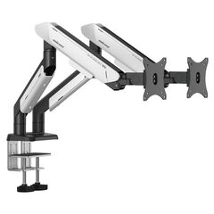 ANDA SEAT MONITOR ARM / STAND A9-2S BLACK- WHITE DUAL, WEIGHT CAPACITY (PER SCREEN): 2-15KG