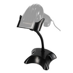 GTCODESTAR ΒΆΣΗ ΓΙΑ BARCODE SCANNER GTC-STAND, ΕΎΚΑΜΠΤΟΣ ΜΕΤΑΛΛΙΚΌΣ ΒΡΑΧΊΟΝΑΣ, ΜΑΎΡΗ