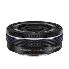 OLYMPUS 14-42MM 1:3.5-5.6 EZ BLACK M.ZUIKO DIGITAL (EZ-M1442EZ) LENSE MICRO FT