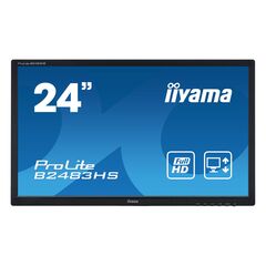 IIYAMA USED ΟΘΌΝΗ B2483HS LED, 24" FULL HD, VGA/HDMI/DISPLAYPORT, ΧΩΡΊΣ ΒΆΣΗ, GRADE A