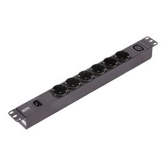 APC EASY PDU BASIC 1U 10A 230V (6)SCHUKO