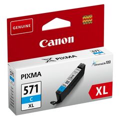 CANON ΜΕΛΆΝΙ INKJET CLI-571C XL CYAN (0332C001) (CANCLI-571CXL)