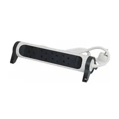 LEGRAND SURGEAR 4 OUTLETS 1.5M WHITE/GRE