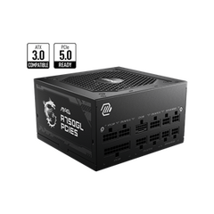 MSI PSU 750W MAG A750GL PCIE5, 80+ GOLD CERTIFIED, FULL MODULAR CABLES, FLUID DYNAMIC BEARING 120MM QUIET & COOL FAN, 7YW.