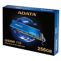 ADATA SSD M.2 NVME PCI-E GEN3 256GB LEGEND 710 ALEG-710-256GCS, M.2 2280, NVME PCI-E GEN3X4, READ 2400MB/S, WRITE 1800MB/S, 3YW.
