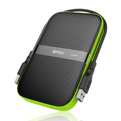 SILICON POWER ΕΞΩΤΕΡΙΚΌΣ HDD ARMOR A60, 1TB, USB 3.1, ΠΡΆΣΙΝΟΣ