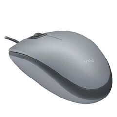 MOUSE WIRED LOGITECH M110 SILENT GREY