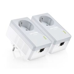 TP-LINK AV600 PASSTHROUGH POWERLINE STARTER KIT (TL-PA4010P KIT)