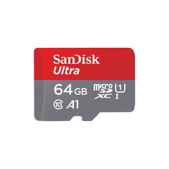 SANDISK ULTRA MICROSDXC 64GB CLASS 10 U1 A1 UHS-I 140MB/S (SDSQUAB-064G-GN6MA) (SANSDSQUAB-064G-GN6MA)