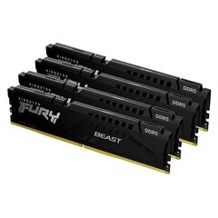 KINGSTON MEMORY KF552C40BBK4-128  FURY BEAST BLACK DDR5, 5200MT/S, 128GB KIT OF 4