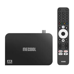 MECOOL TV BOX KT2 ΜΕ ΨΗΦΙΑΚΌ ΔΈΚΤΗ DVB-T2, 4K, 2/32GB, WIFI, GOOGLE/NETFLIX ΠΙΣΤΟΠΟΊΗΣΗ, ANDROID 11