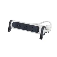 LEGRAND SURGEAR 3 OUTLETS 1.5M WHITE/GRE