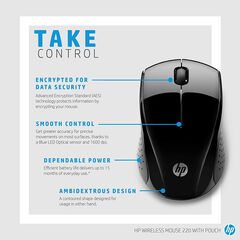 HP WIRELESS MOUSE 220 (3FV66AA) (HP3FV66AA)