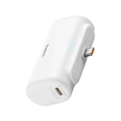 BASEUS POWERBANK COMPACT 5000MAH, 20W, USB-C BIAŁY (P10068306213-00) (BASP10068306213-00)