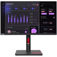 MONITOR LENOVO THINKVISION T24I-30 23.8'' IPS FHD, HDMΙ, DISPLAY PORT, VGA, HEIGHT ADJUSTABLE, 3 YEARS WARRANTY 63CFMAR3EU