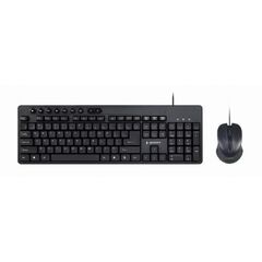 GEMBIRD KEYBOARD PLUS MOUSE SET USB US LAYOUT BLACK (KBS-UM-04) (GEMKBS-UM-04)