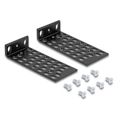 DELOCK ΣΕΤ ΒΆΣΕΙΣ ΤΟΠΟΘΈΤΗΣΗΣ ΓΙΑ RACK 67281, ΜΑΎΡΟ, 2ΤΜΧ
