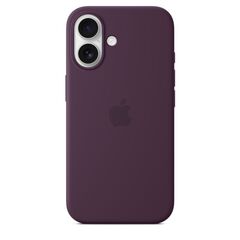 IPHONE 16 SILICONE CASE MAGSAFE - PLUM