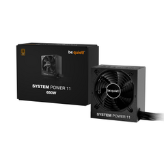 BEQUIET PSU SYSTEM POWER 11 650W BP011EU, BRONZE CERTIFIED, SILENCE-OPTIMIZED 12CM SILENT FAN, 5YW.