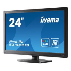 IIYAMA USED ΟΘΌΝΗ E2480HS LED, 24" 1920X1080, VGA/DVI/DISPLAYPORT, GRADE B