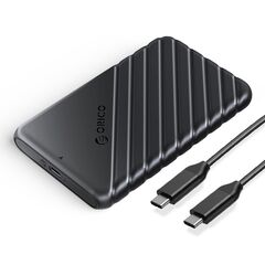 ORICO ΘΉΚΗ ΓΙΑ 2.5" SATA HDD/SSD 25PW1C-C3, 5GBPS, ΜΑΎΡΗ