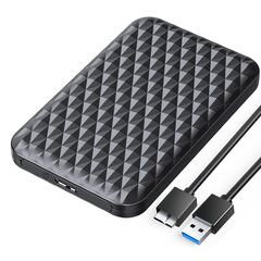 ORICO ΘΉΚΗ ΓΙΑ 2.5" SATA HDD/SSD 2520U3-V1, 5GBPS, ΜΑΎΡΗ