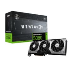 MSI VGA PCI-E NVIDIA GF RTX 5080 16G VENTUS 3X OC PLUS, 16GB/256BIT, GDDR7, HDMI/3XDP, TRIPLE FAN, 3 SLOT FANSINK, 3YW.